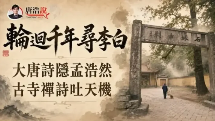 【十字路口】輪迴千年尋李白 大唐詩隱孟浩然