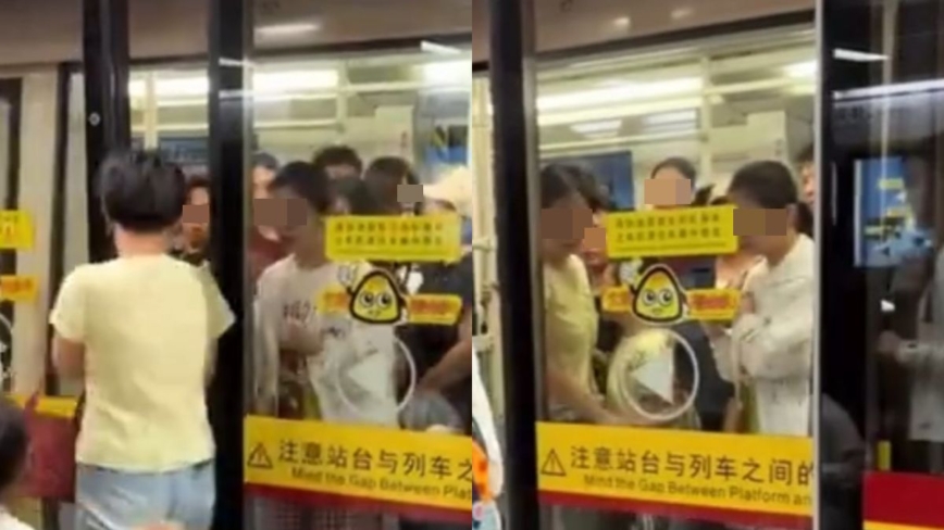 好危險!孩子沒下車 媽媽強闖致地鐵門故障