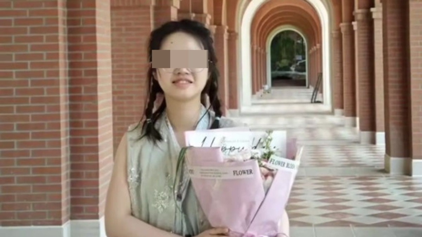 中国女硕士留手机离校失踪 监视器拍下最后身影