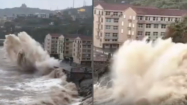 中共海軍基地連遭三颱風襲擊 史無前例！