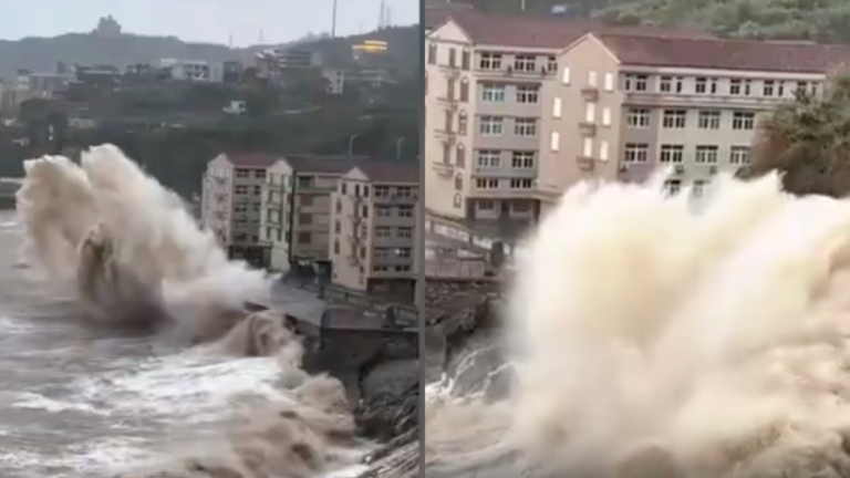 中共海軍基地連遭三颱風襲擊 史無前例!