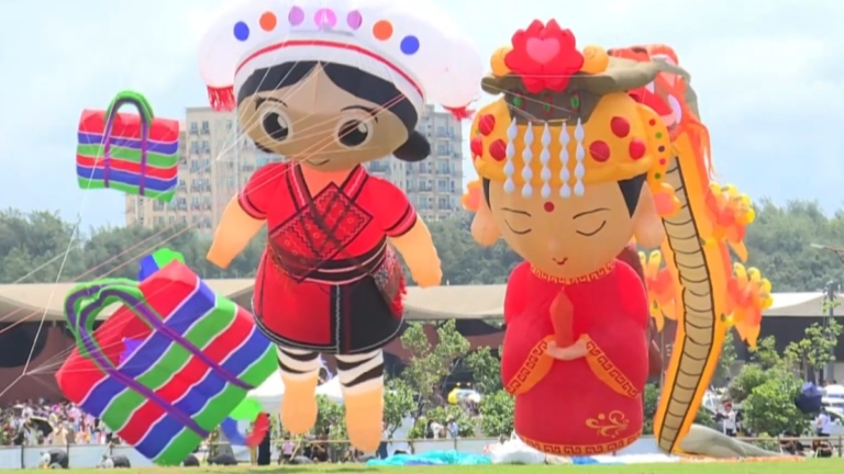 六國好手齊聚 新竹國際風箏節十周年 台灣印象起飛
