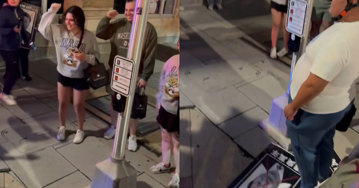 習近平睡不著了！酒店外美國人也「踩習」（視頻） | 習近平訪美 | 華盛頓酒店 | 抗議 | 新唐人电视台