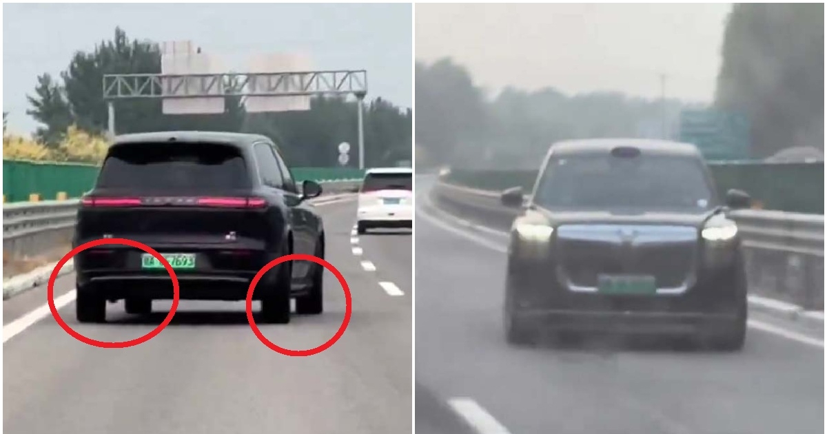 奇葩恐怖 高速上國產電車輪子故障斜著開（視頻） | 中國國產電動車 | 東風汽車 | 嵐圖泰山 | 新唐人电视台