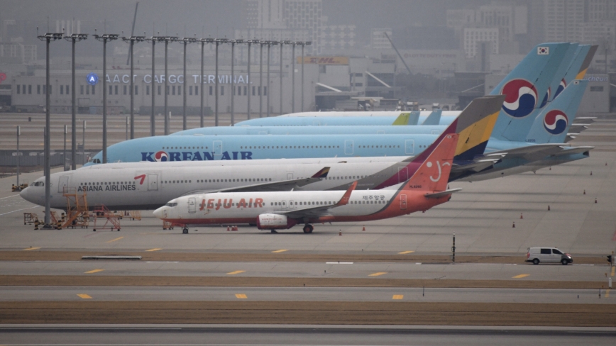 又是充电宝? 韩国首尔航空航班起飞前突然起火