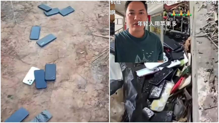 妙瓦底电诈园重建 荒郊惊现大量丢弃手机（视频）