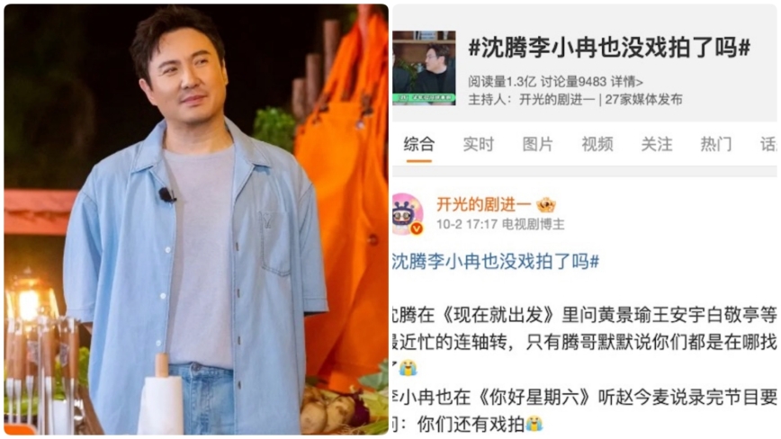 沈腾半年没工作 刘亦菲超长时间未进组