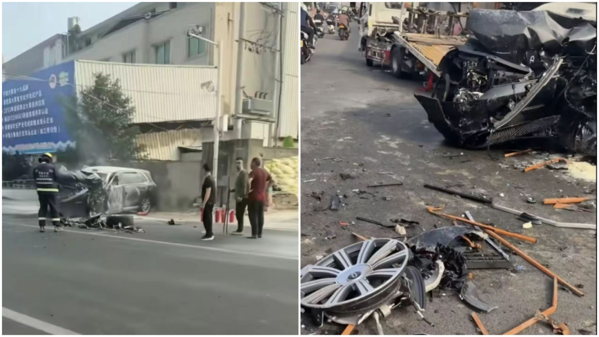 华为问界M8又传烧死人：车门打不开（视频）