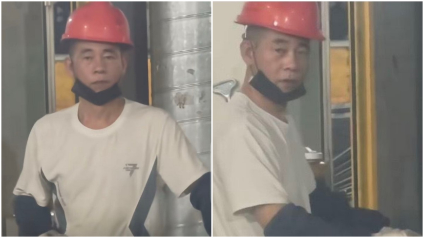 中国男子长相酷似港星陈小春 影片爆红（视频）