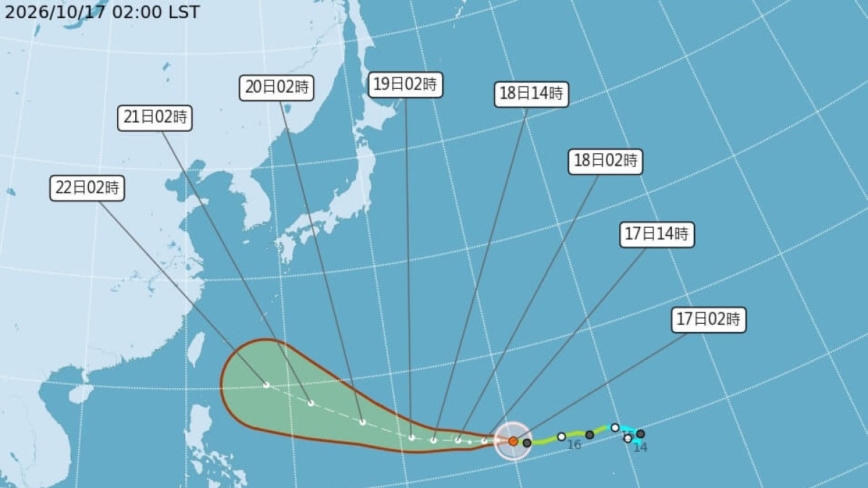 蔷琵转中度台风 吴德荣：可能直扑台湾