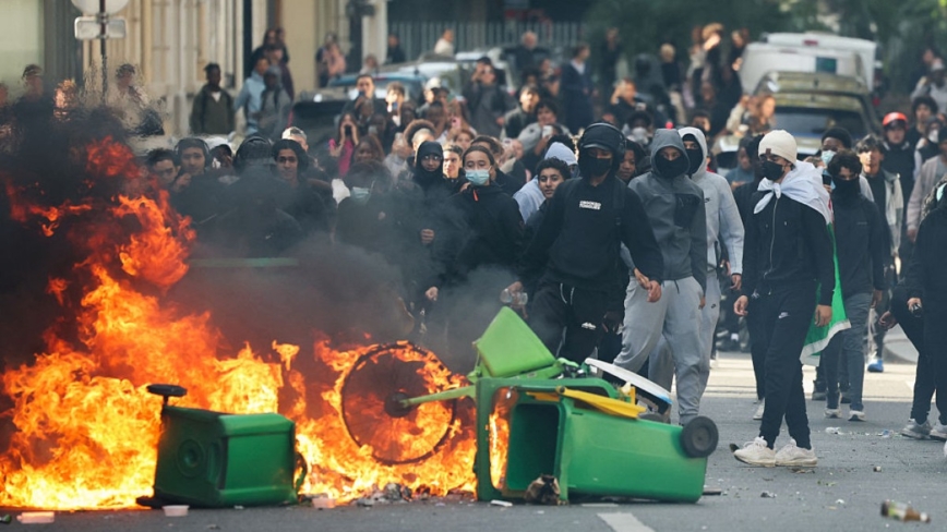 法国周末骚乱背后是哪些人？