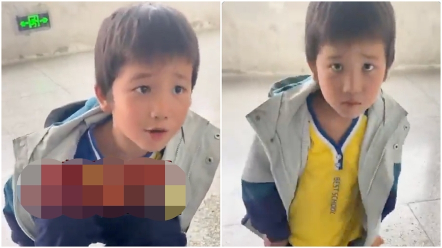 湖北小学生上课想去厕所被拒 只好尿裤子里